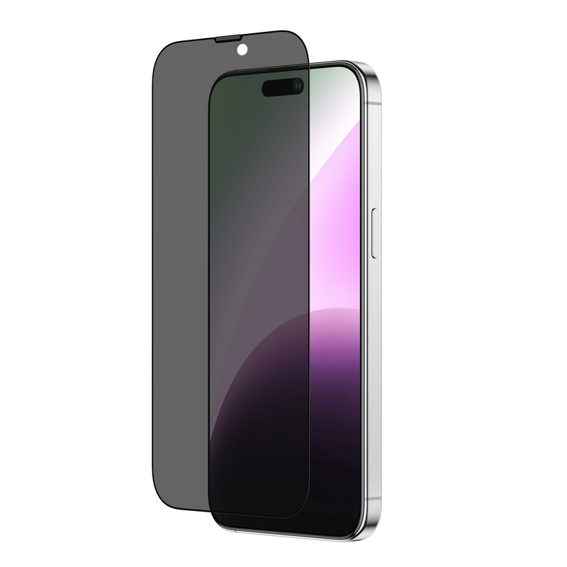 Tempered Glass Privacy iPhone 15 Plus - Vitre de protection d