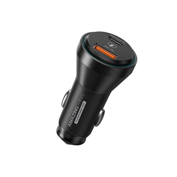 FlexiPower Pro 43W Dual-port Car Fast Charger