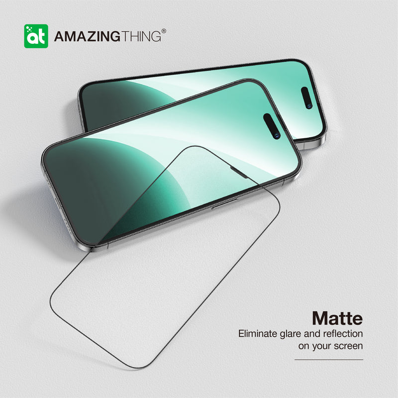 Titan Matte Tempered Glass Screen Protector | iPhone 15