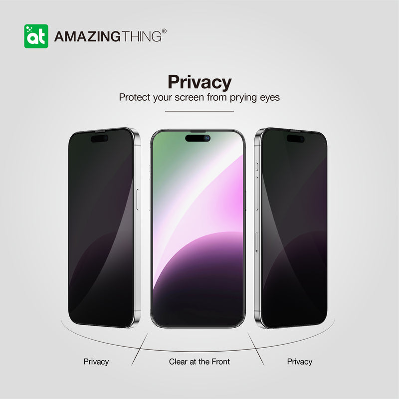 Titan Privacy Tempered Glass Screen Protector | iPhone 15 Pro Max