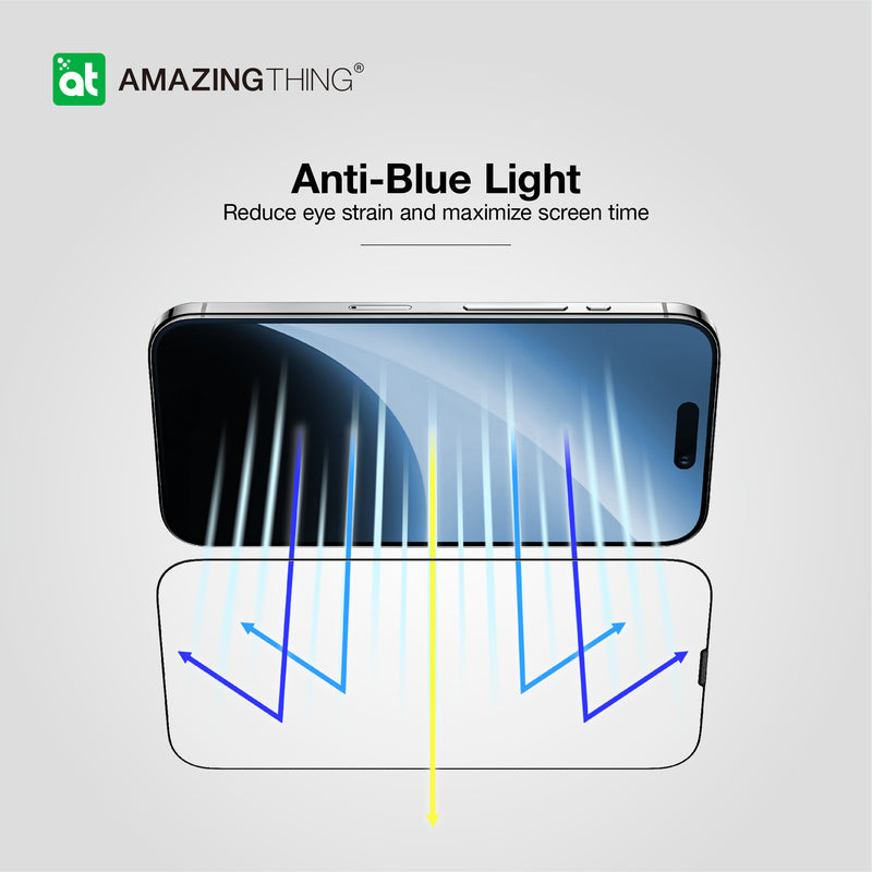 Radix Anti-blue light Tempered Glass Screen Protector | iPhone 15 Plus