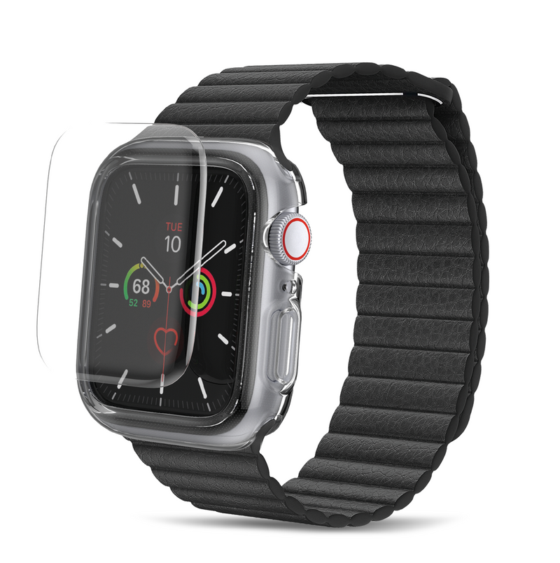 Anti-Microbial OUTRE Drop-proof Case with Screen Protector for Apple Watch 6/5/4/SE