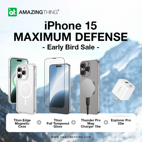 Titan Series - Early Bird Discount Bundle Set for iPhone 15 Pro Max