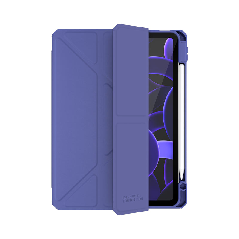 適用於 iPad Air 5 的 TITAN PRO 減震防摔保護殼 |紫色的