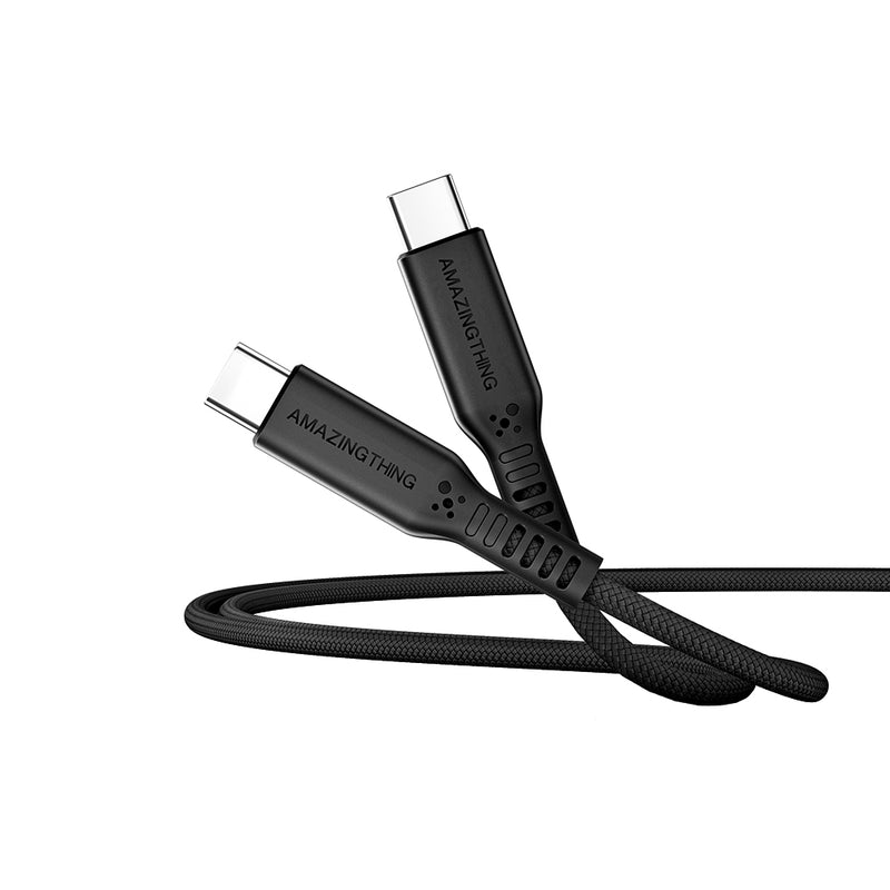 Speed Pro USB-C 轉 USB-C 60W 電纜 | 2.1m（黑色）