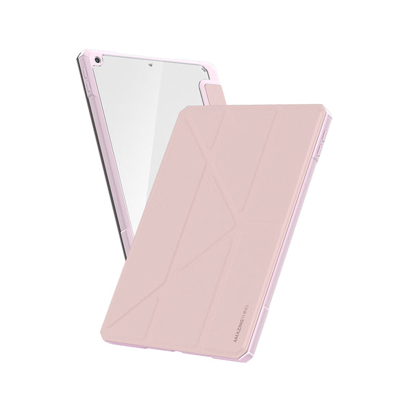 Titan Pro Shock-Absorption Drop Proof Case For iPad 10.2 inch Gen 9 2021 | Grey Pink