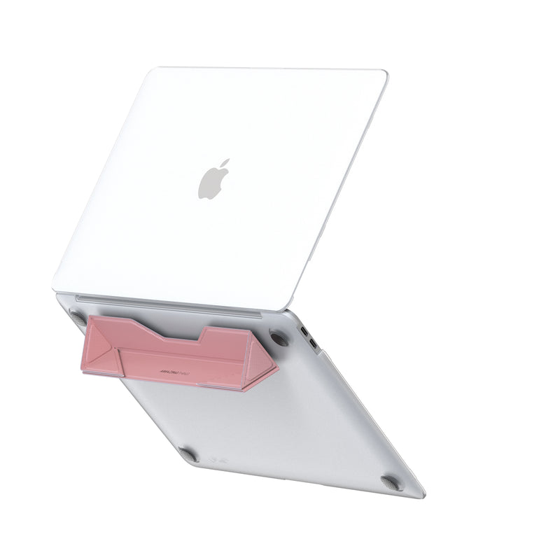 Marsix Pro 機箱帶磁性筆記本電腦支架 | Macbook13.6 Air 2022 |粉色的