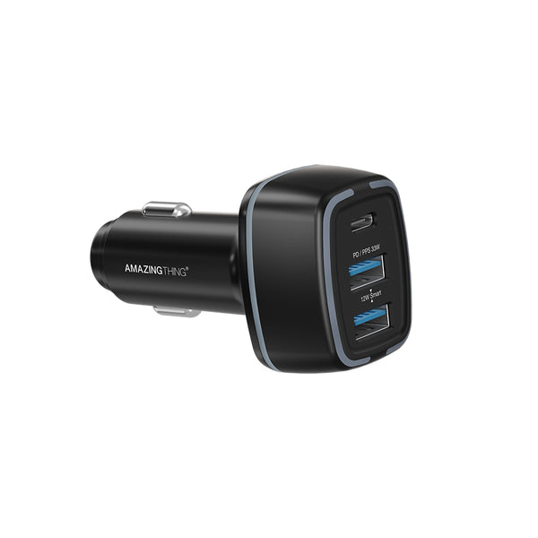 Speed Pro  PD45W / PPS33W 3 Port Car Charger
