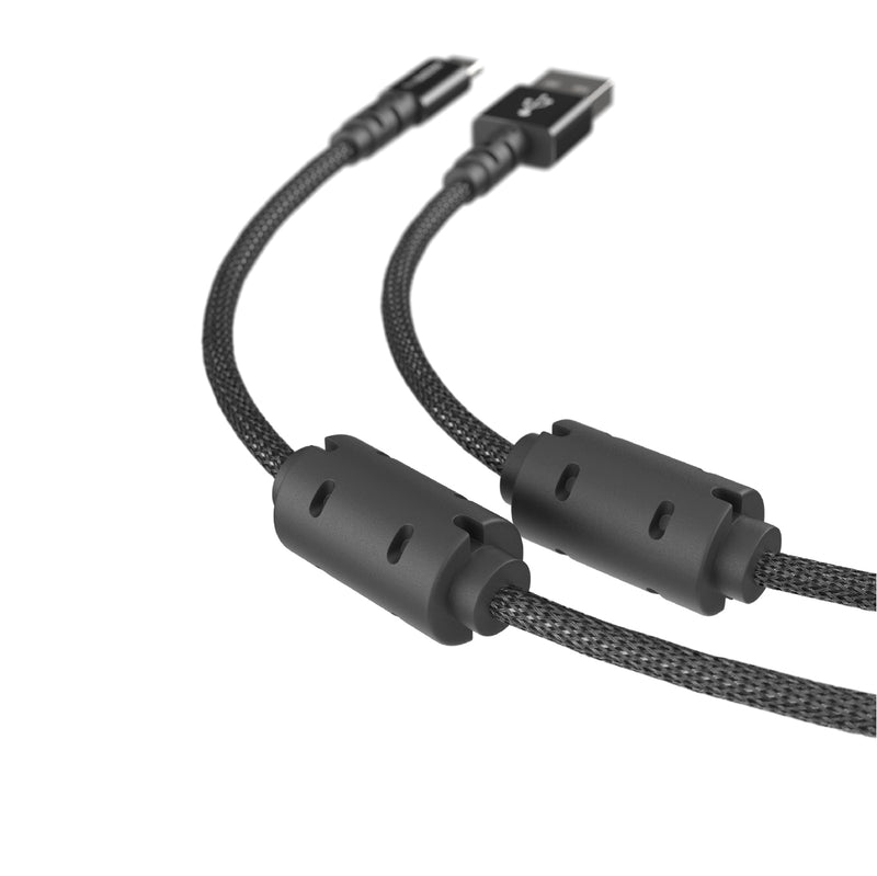 Power Max Pro Micro to USB-A Charging Cable with Dual Ferrite Ring (3M / 4M)