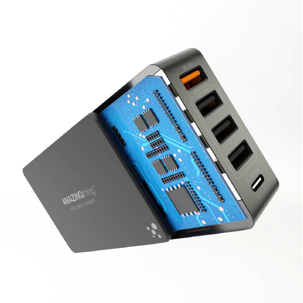 SUPREME CHARGER PD 3.0 63W 5 Port Power Station