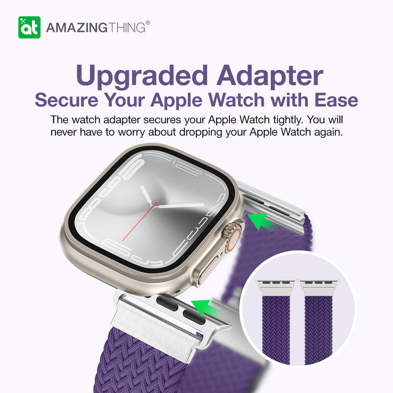 TITAN WEAVE II Braided Sport Watch Band for Apple Watch Ultra/Series 8/7/6/SE