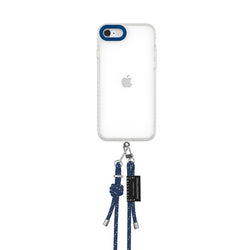 Titan Pro Strap Crossbody Lanyard Antimicrobial Drop-proof Case for iPhone SE Gen 3 Series | Blue