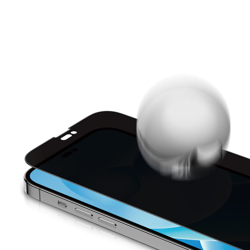 2.75D全覆蓋Radix 28°隱私鋼化玻璃螢幕保護貼| iPhone 14 系列