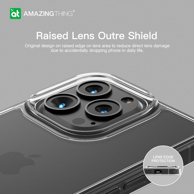 最小的外部防摔保護套 | iPhone 13 系列 |啞光透明