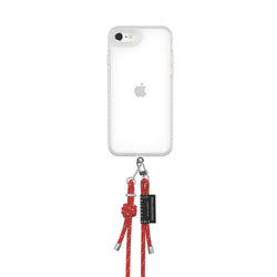 Titan Pro Strap Crossbody Lanyard Antimicrobial Drop-proof Case for iPhone SE Gen 3 Series | Clear